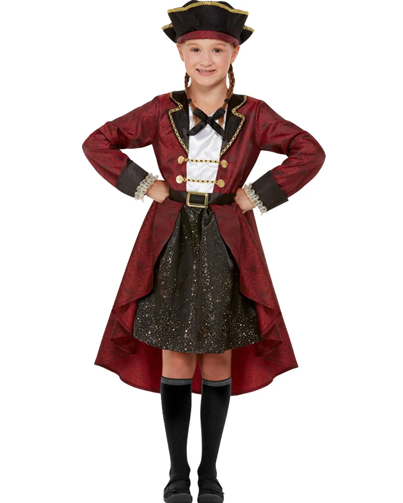 Swashbuckler Pirate Deluxe Girls Book Week Costume