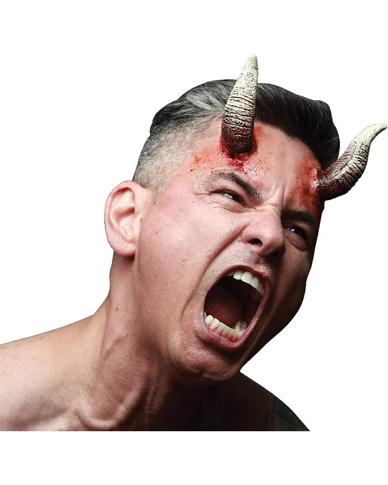 Demoniak Horns FX Appliance Transfer Prosthetic