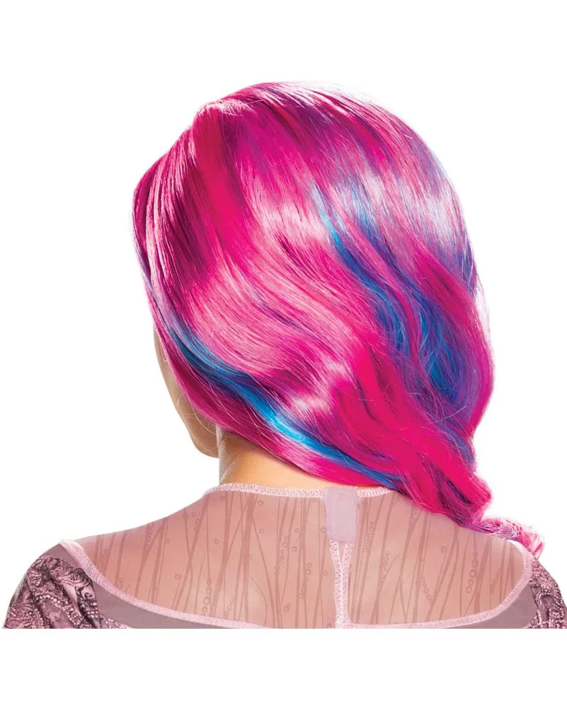 Descendants 3 Audrey Long Pink and Blue Kids Wig - Image 2