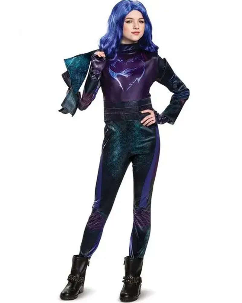 Descendants 3 Mal Deluxe Girls Costume - Image 3