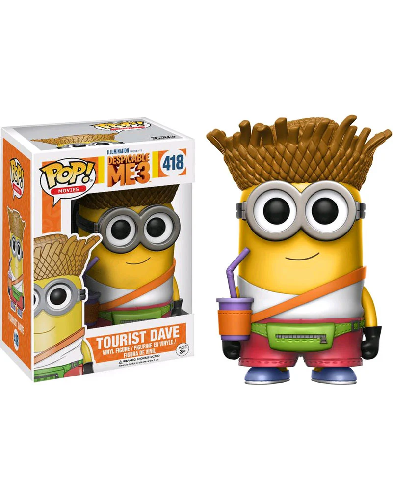 Despicable Me 3 Dave Tourist Pop Vinyl