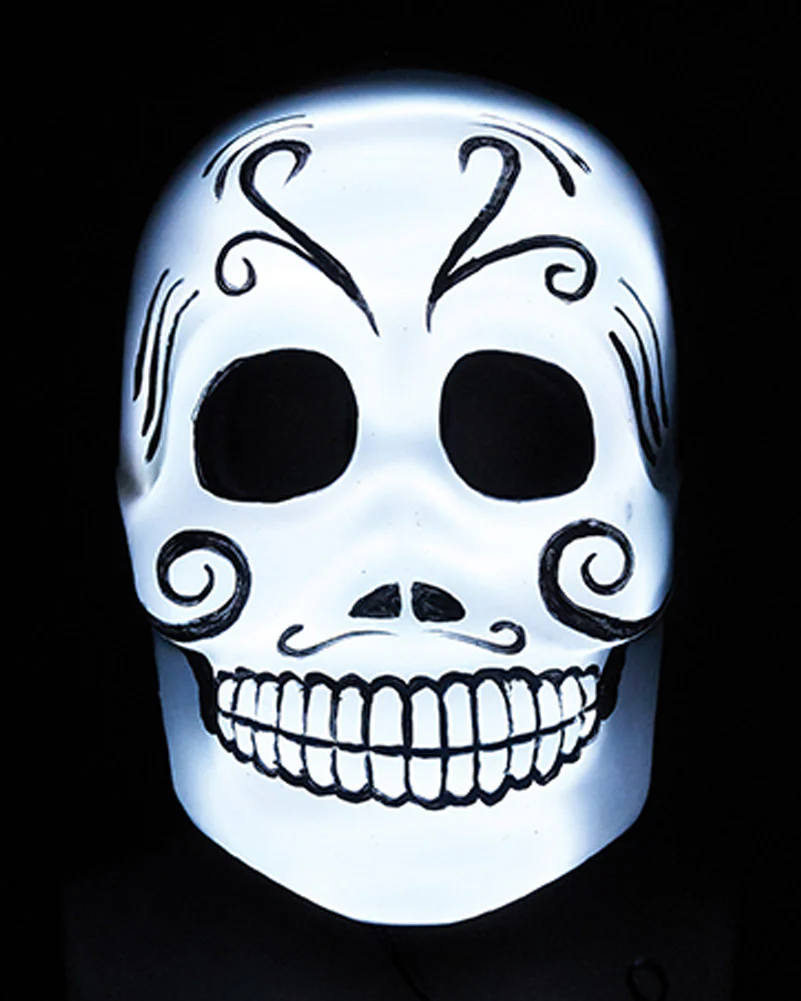 Dia De Los Muertos Light Up Mask - Image 2