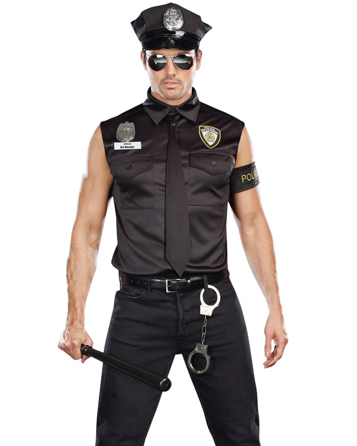 Dirty Cop Mens Costume - Image 3