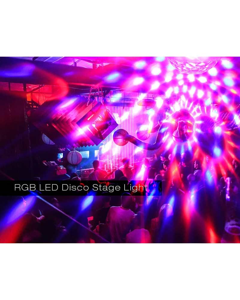 70s Disco CR Lite Mini Star Ball LED Party Light Wire - Image 4