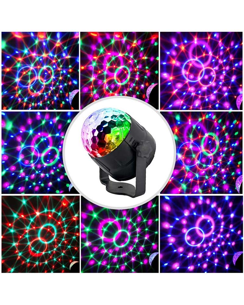 70s Disco CR Lite Mini Star Ball LED Party Light Wire - Image 5