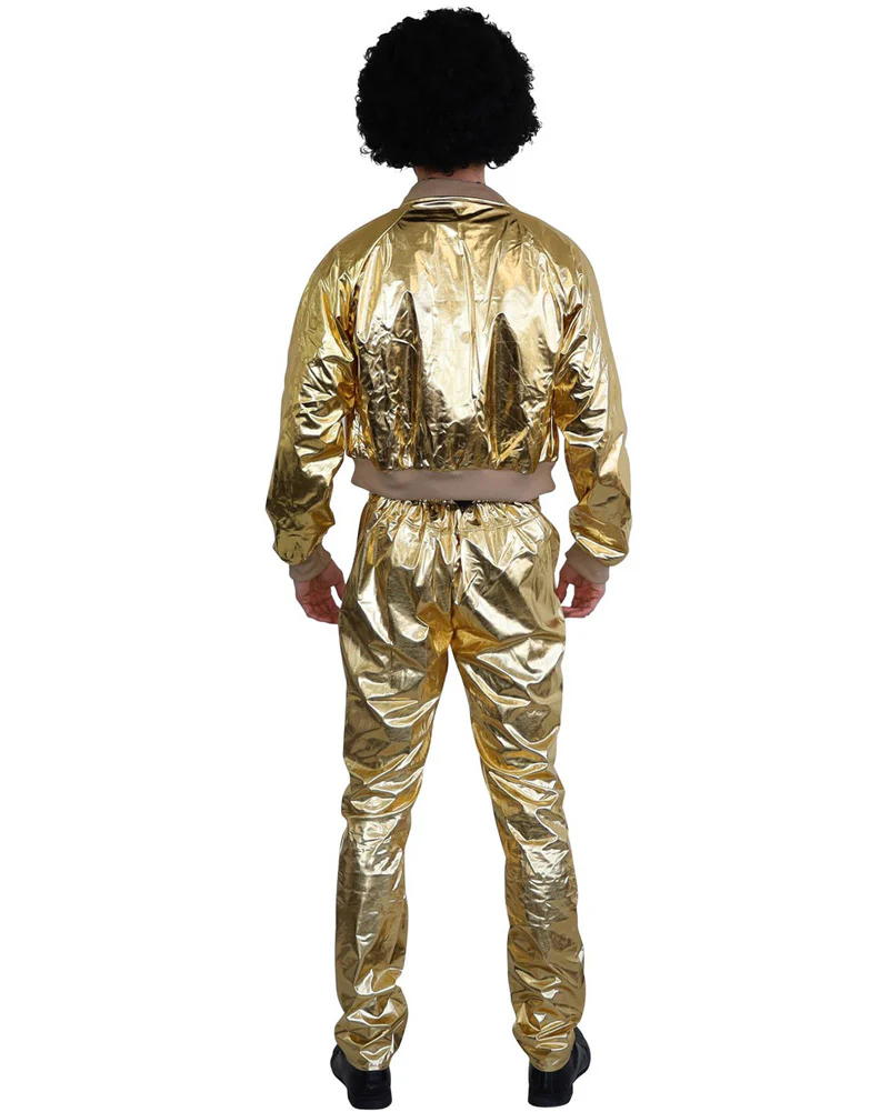 70s Disco Singer Mens Plus Size Costume - Image 2