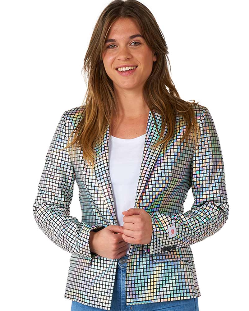 70s Discoballer Opposuit Womens Jacket - Image 6