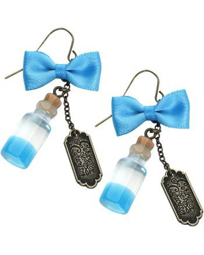 Disney Alice in Wonderland Curiouser Bottle Earrings
