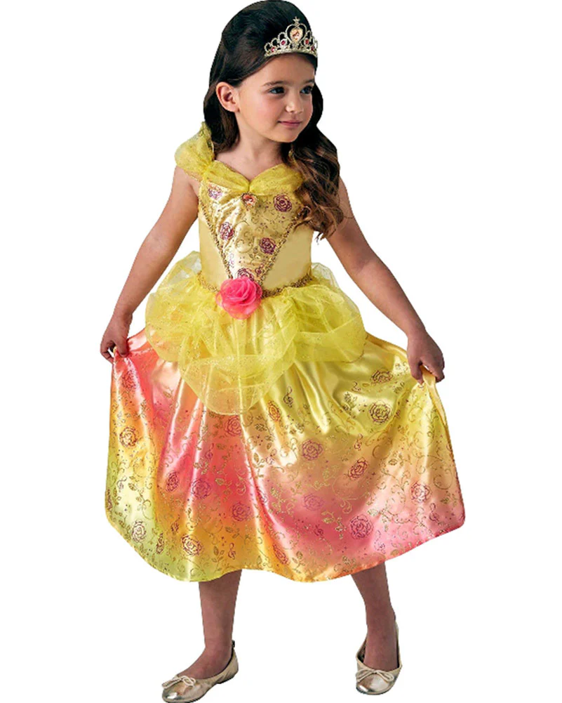 Disney Belle Rainbow Deluxe Girls Book Week Costume