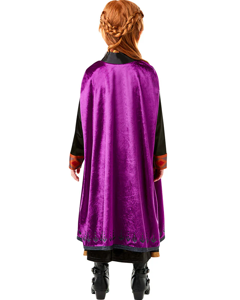 Disney Frozen 2 Anna Deluxe Girls Costume - Image 3