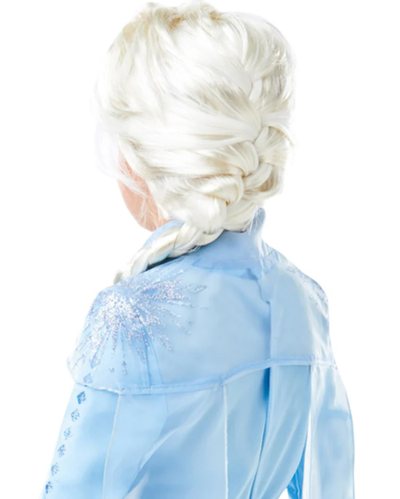 Disney Frozen 2 Blonde Plaited Kids Wig - Image 2