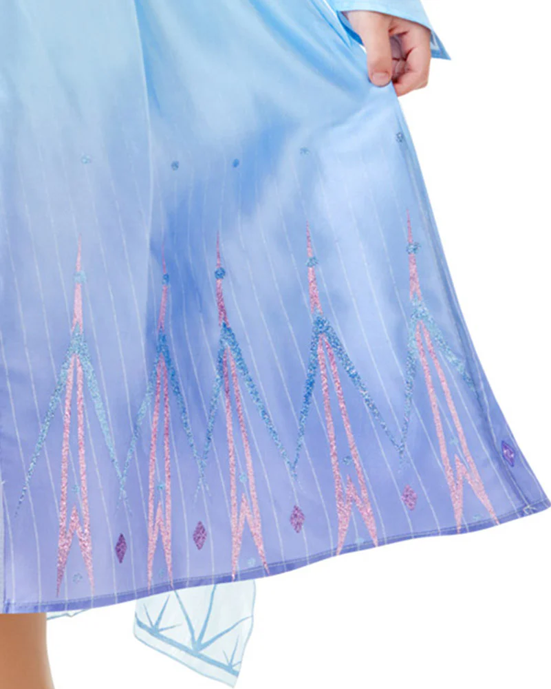 Disney Frozen 2 Elsa Deluxe Girls Costume - Image 4