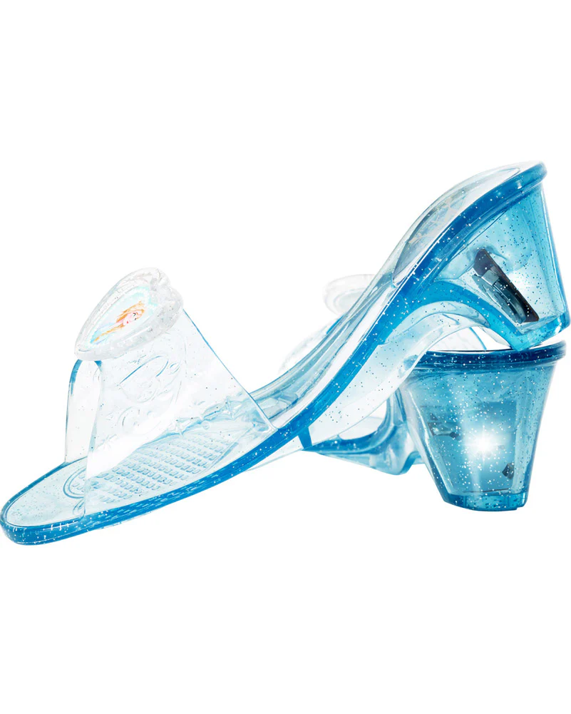 Disney Frozen 2 Elsa Light Up Girls Jelly Shoes - Image 2