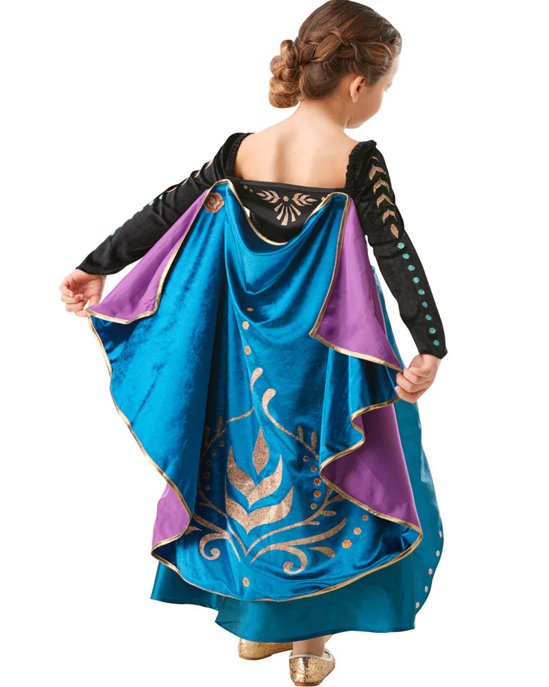 Disney Frozen 2 Queen Anna Premium Girls Costume - Image 3