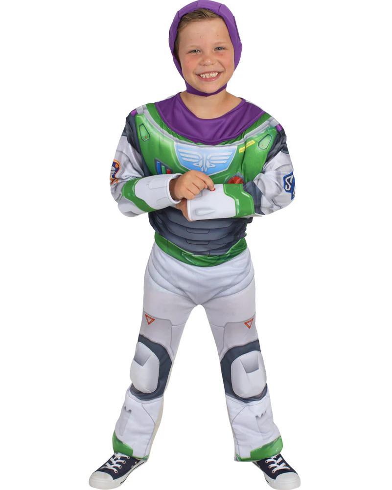 Disney Lightyear Movie Buzz Lightyear Deluxe Kids Costume - Image 2