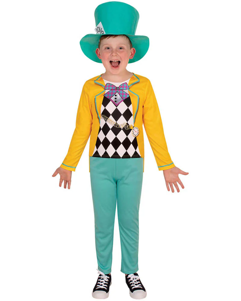 Disney Mad Hatter Boys Book Week Costume