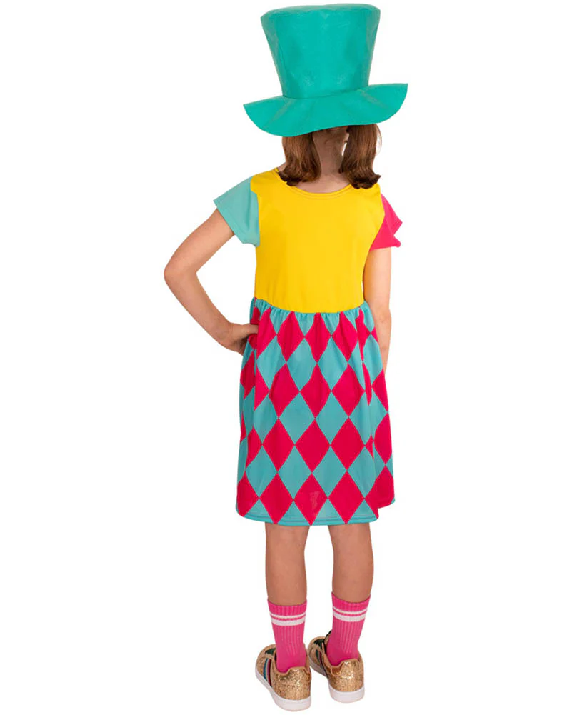Disney Mad Hatter Colourful Girls Book Week Costume - Image 2