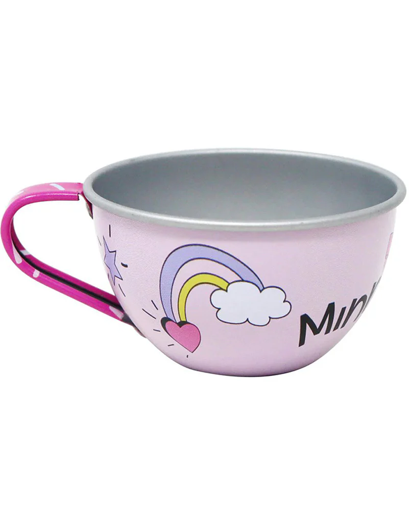 Disney Minnie Mouse Kids Tin Tea Set 14 Piece - Image 8