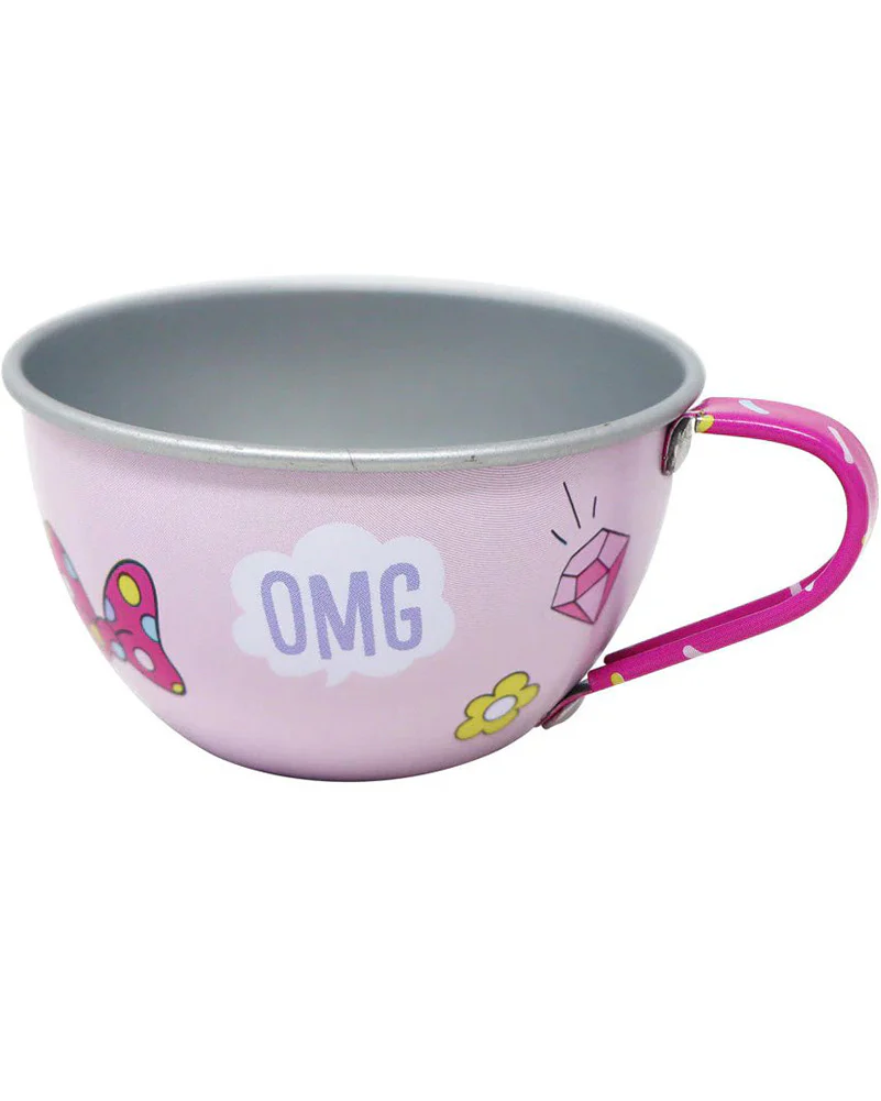 Disney Minnie Mouse Kids Tin Tea Set 14 Piece - Image 9
