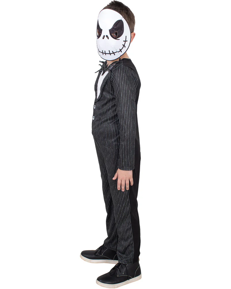 Disney Nightmare Before Christmas Jack Skellinton Deluxe Kids Costume - Image 2