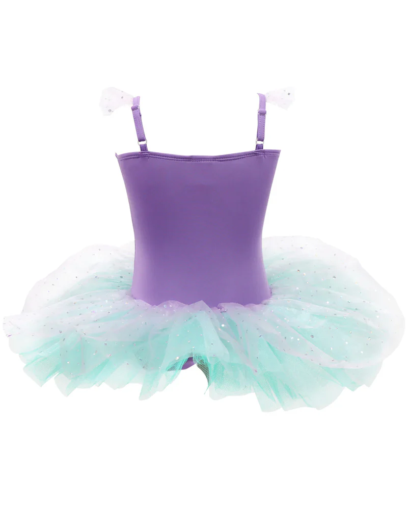 Disney Princess Ariel Sparkling Tutu Dress Girls Costume - Image 2