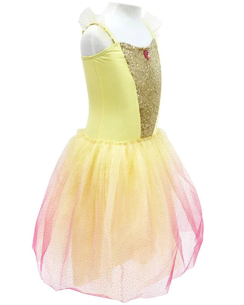 Disney Princess Belle Romantic Tutu Dress Girls Book Week Costume - Image 6