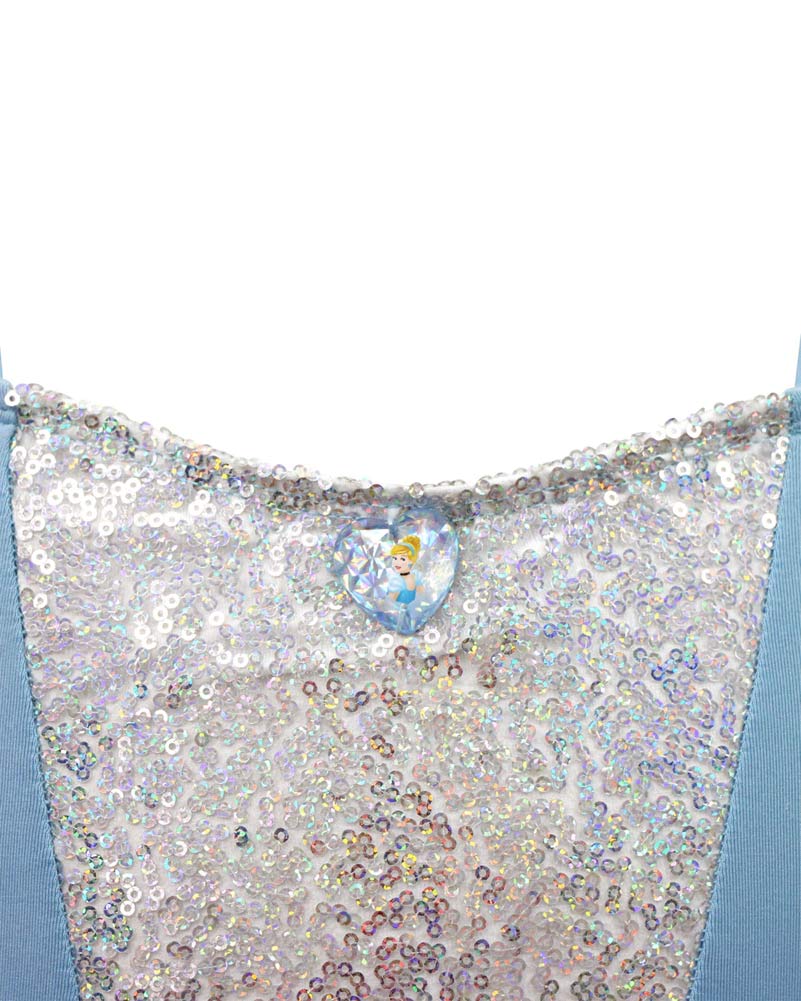 Disney Princess Cinderella Sparkling Tutu Dress Girls Costume - Image 3