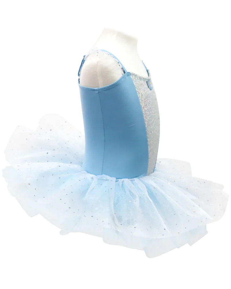 Disney Princess Cinderella Sparkling Tutu Dress Girls Costume - Image 4