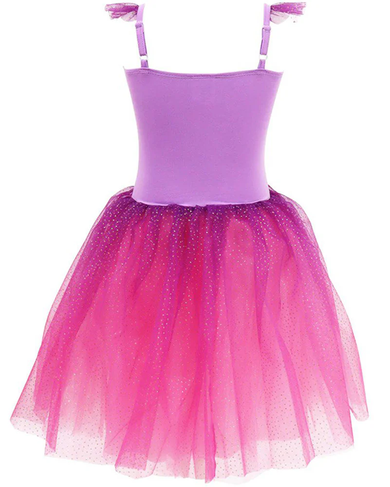 Disney Princess Rapunzel Romantic Tutu Dress Girls Costume - Image 4