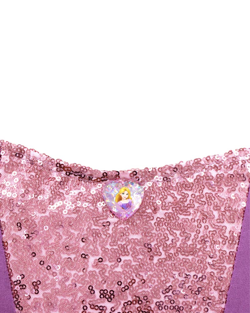 Disney Princess Rapunzel Sparkling Tutu Dress Girls Costume - Image 3