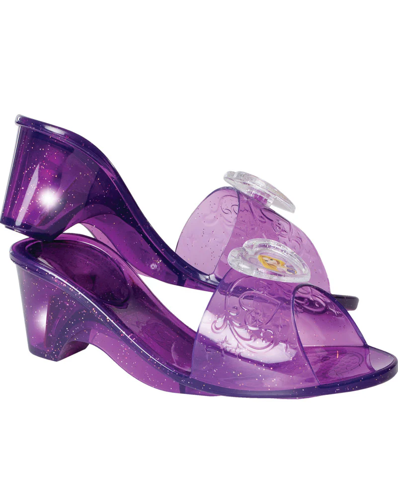 Disney Rapunzel Light Up Girls Jelly Shoes - Image 2