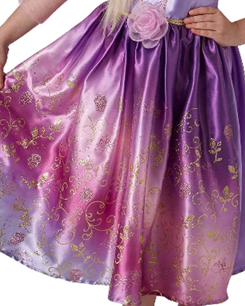 Disney Rapunzel Rainbow Deluxe Girls Costume - Image 5