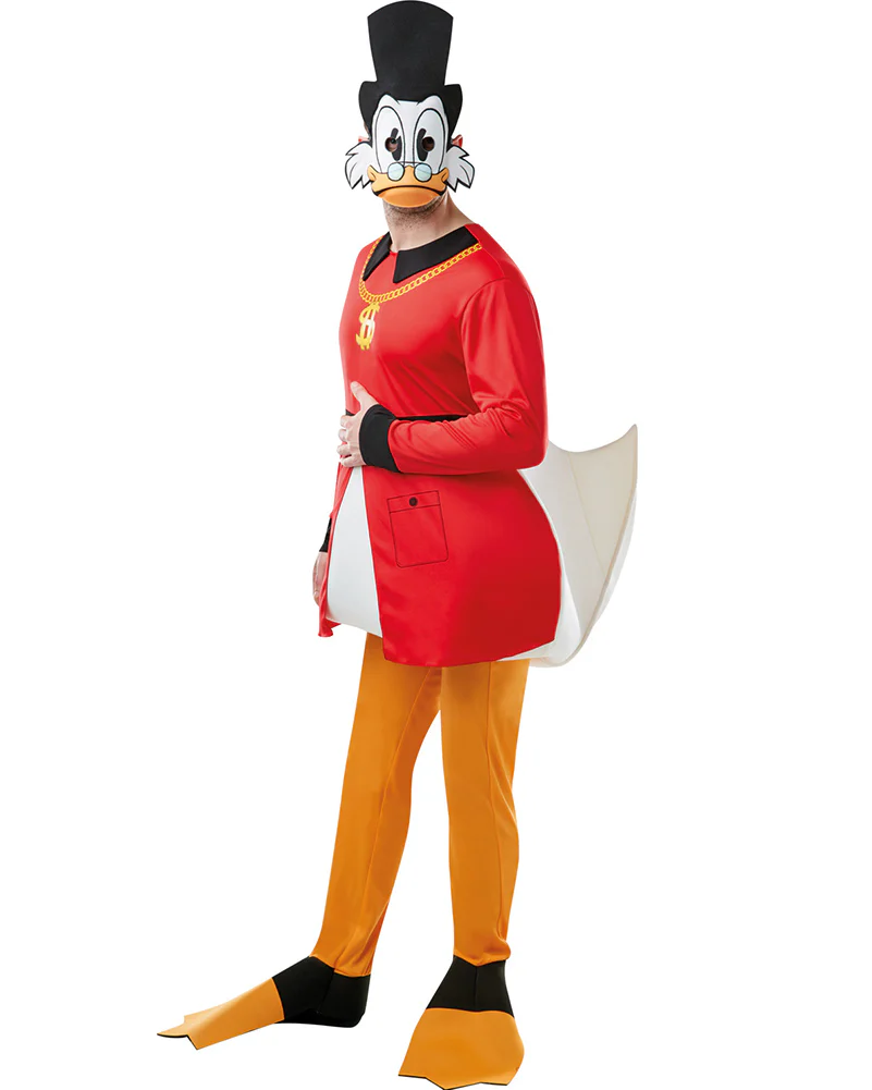 Disney Scrooge McDuck Deluxe Mens Christmas Costume - Image 2