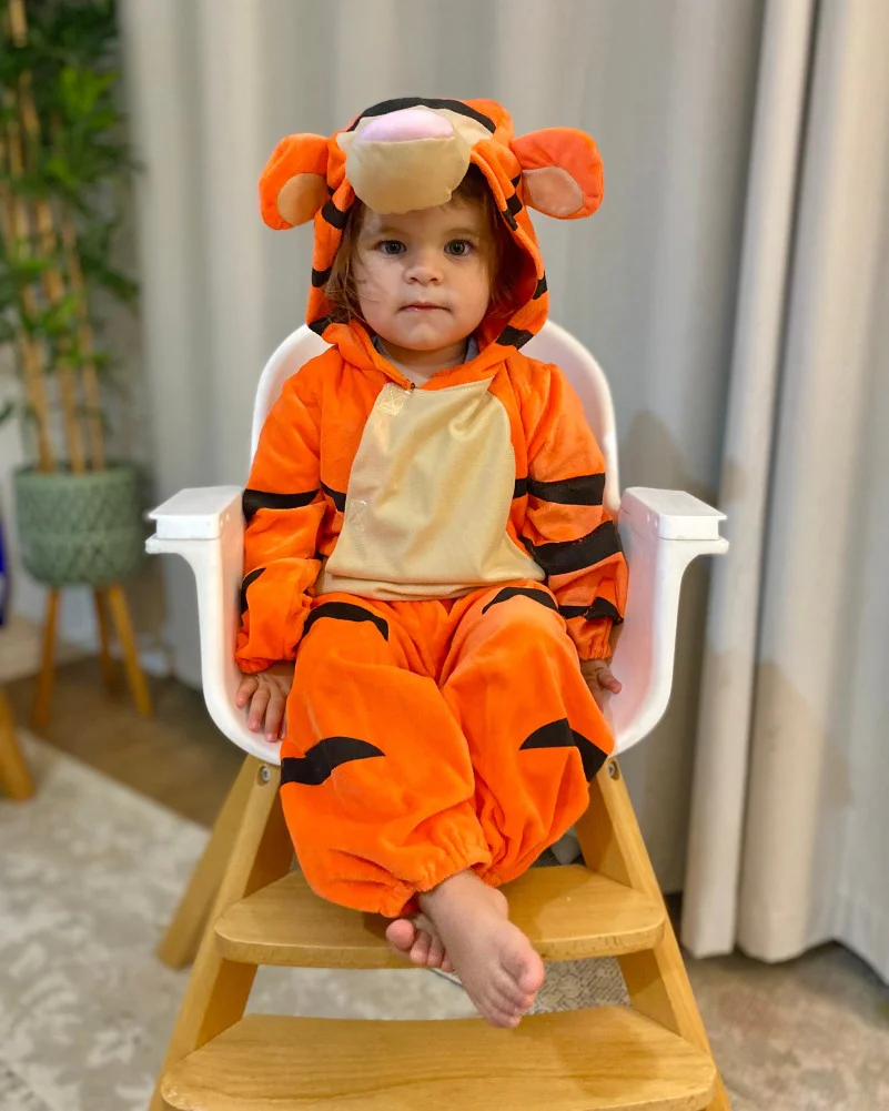 Disney Tigger Furry Jumpsuit Toddler Book Week Costume - Image 2