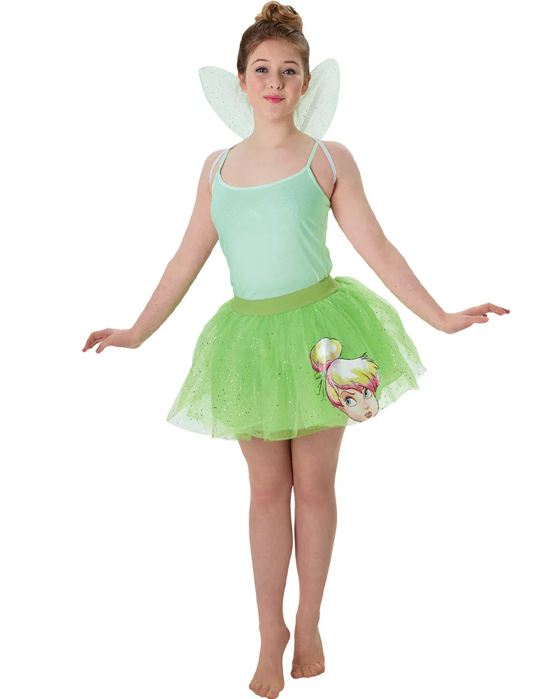 Disney Tinker Bell Tutu with Wings Tween Girls Book Week Costume
