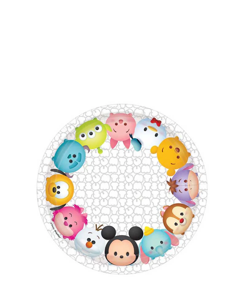 Disney Tsum Tsum 18cm Paper Plates Pack of 8 - Image 2