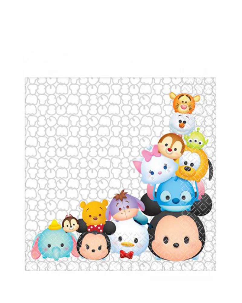 Disney Tsum Tsum Lunch Napkins Pack of 16