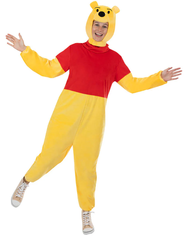 Disney Winnie The Pooh Deluxe Onesie Adult Book Week Costume - Image 3