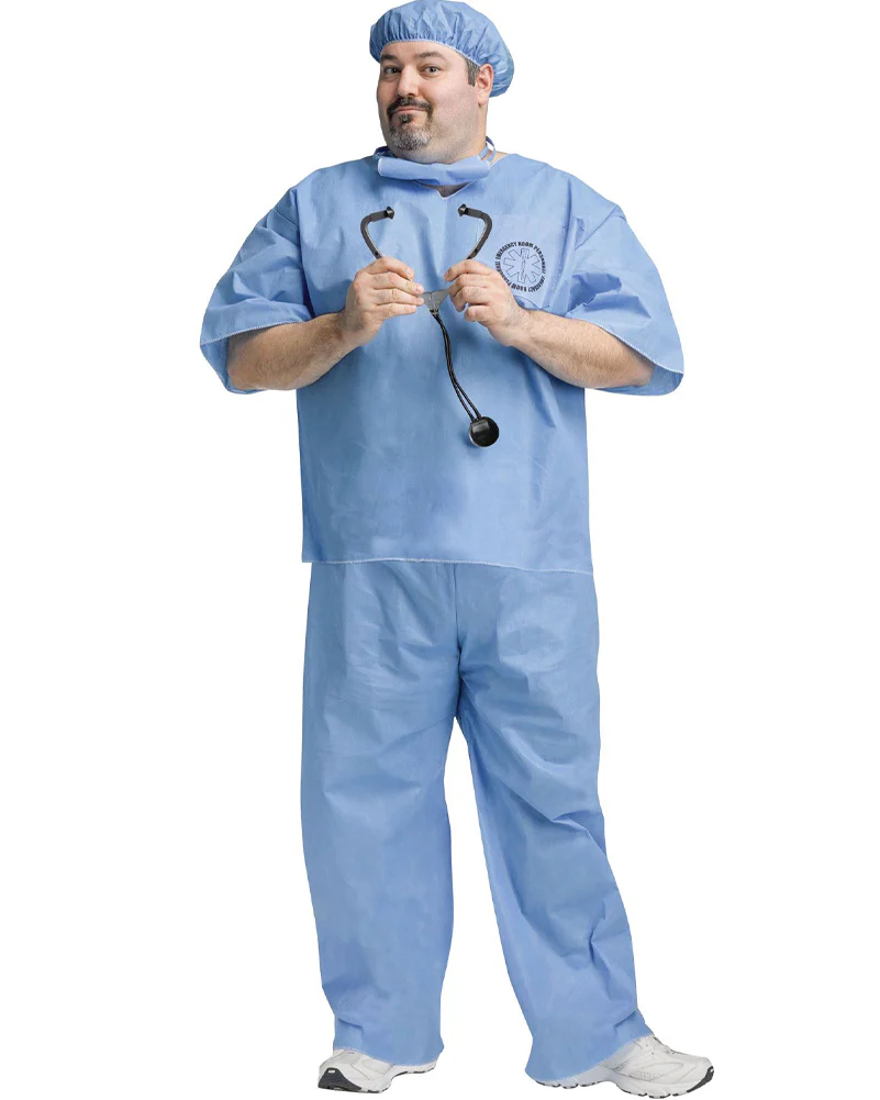 Doctor Doctor Mens Plus Size Costume - Image 2