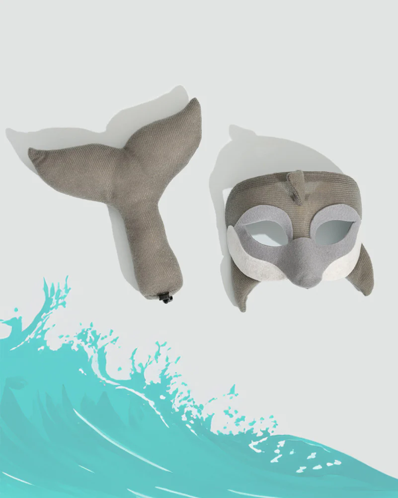 Dolphin Animal Mask and Tail Set - Image 3