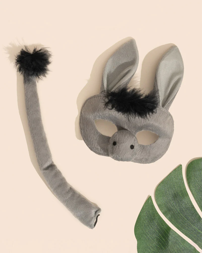 Donkey Deluxe Mask and Tail Set - Image 3