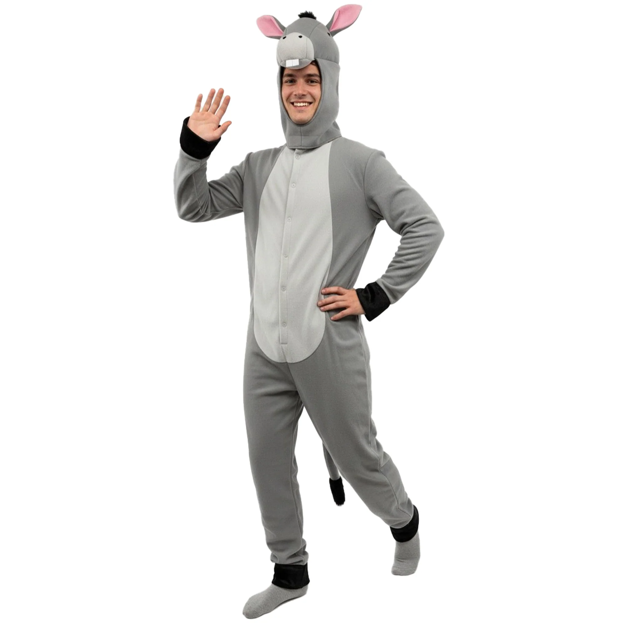 Donkey Jumpsuit Adult Costume Size Small