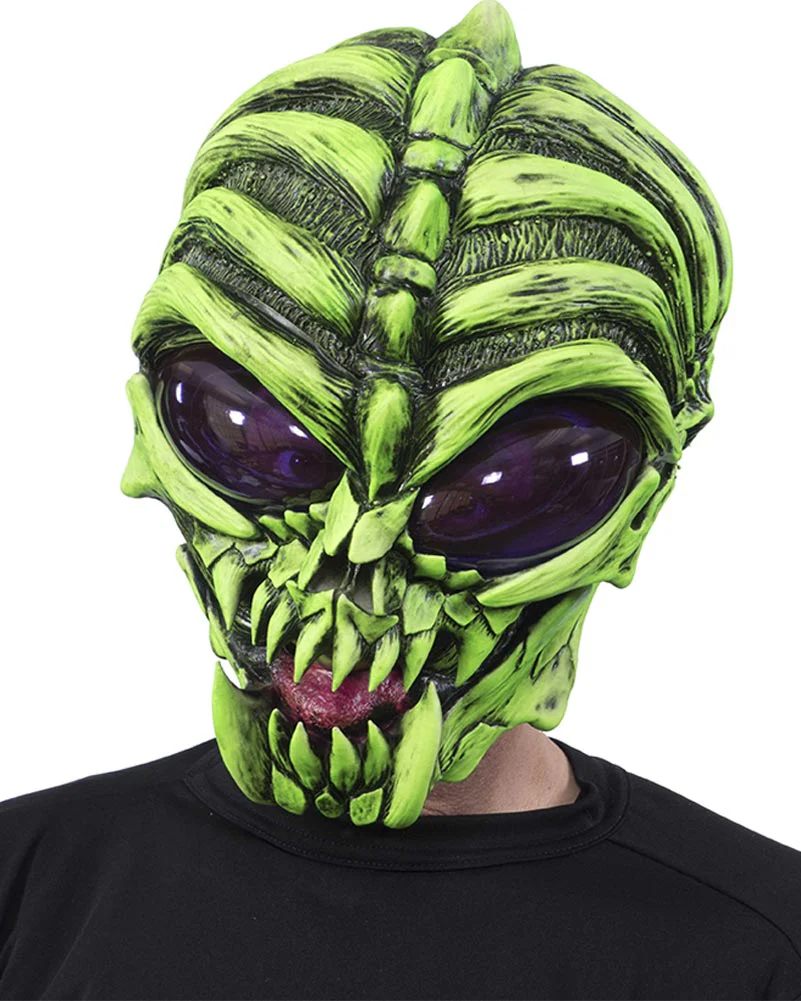 Down To Earth Green Glow UV Mask
