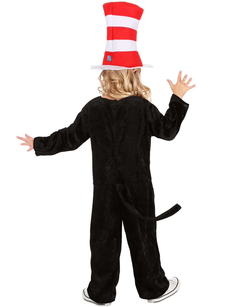 Dr Seuss Cat in the Hat Kids Book Week Costume - Image 2