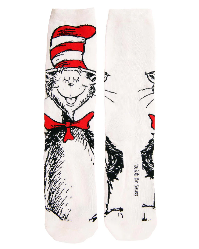 Dr Seuss Characters Adult Crew Sock Set 3 Pack - Image 3