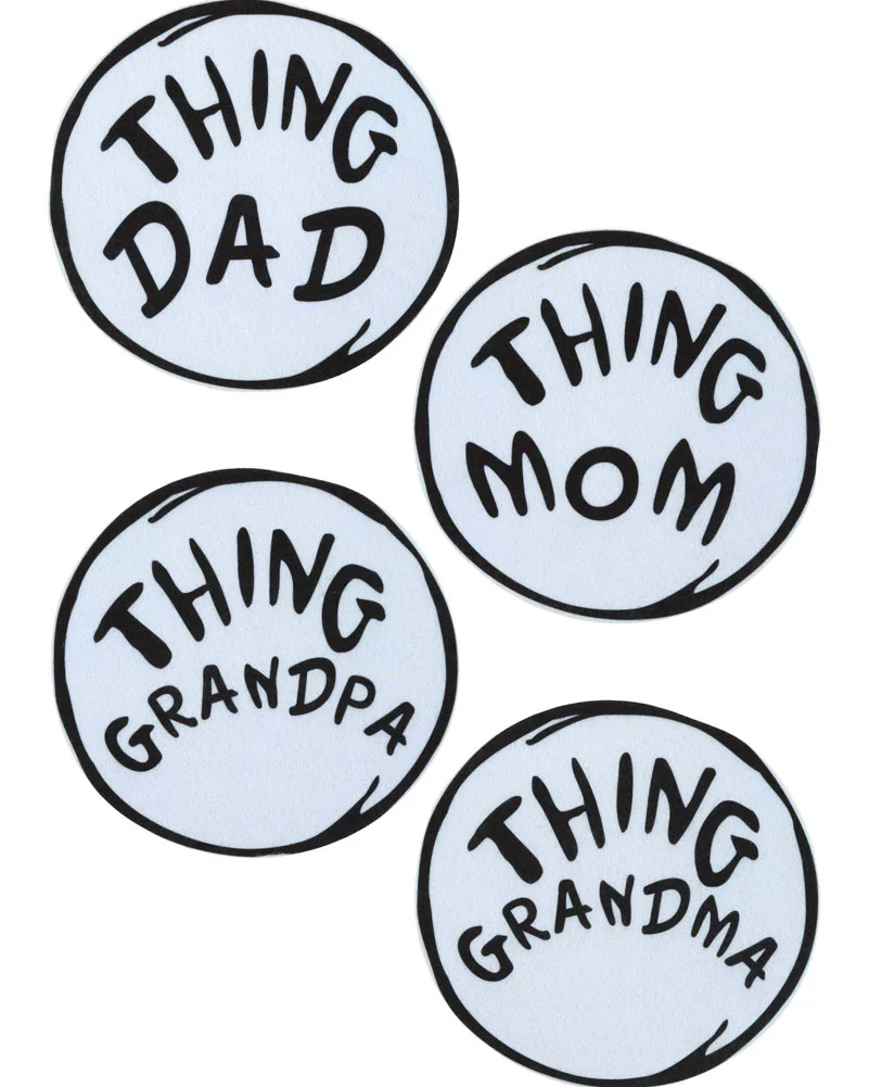 Dr Seuss Family Of All Things Patch Set