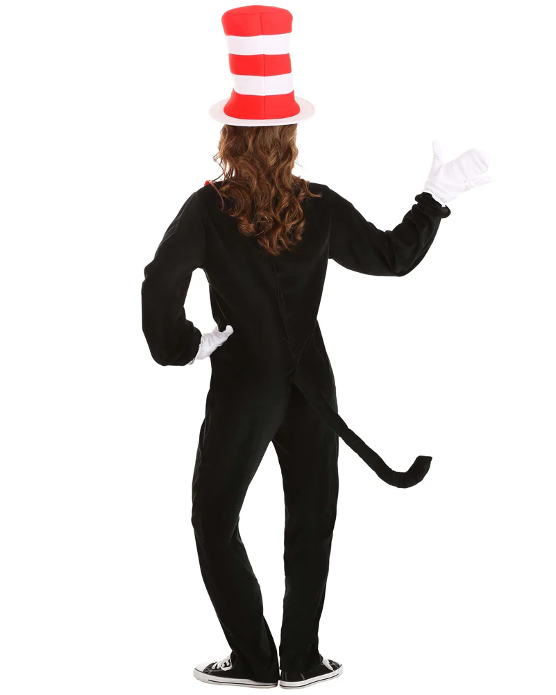 Dr Seuss The Cat in the Hat Deluxe Adult Book Week Costume - Image 8