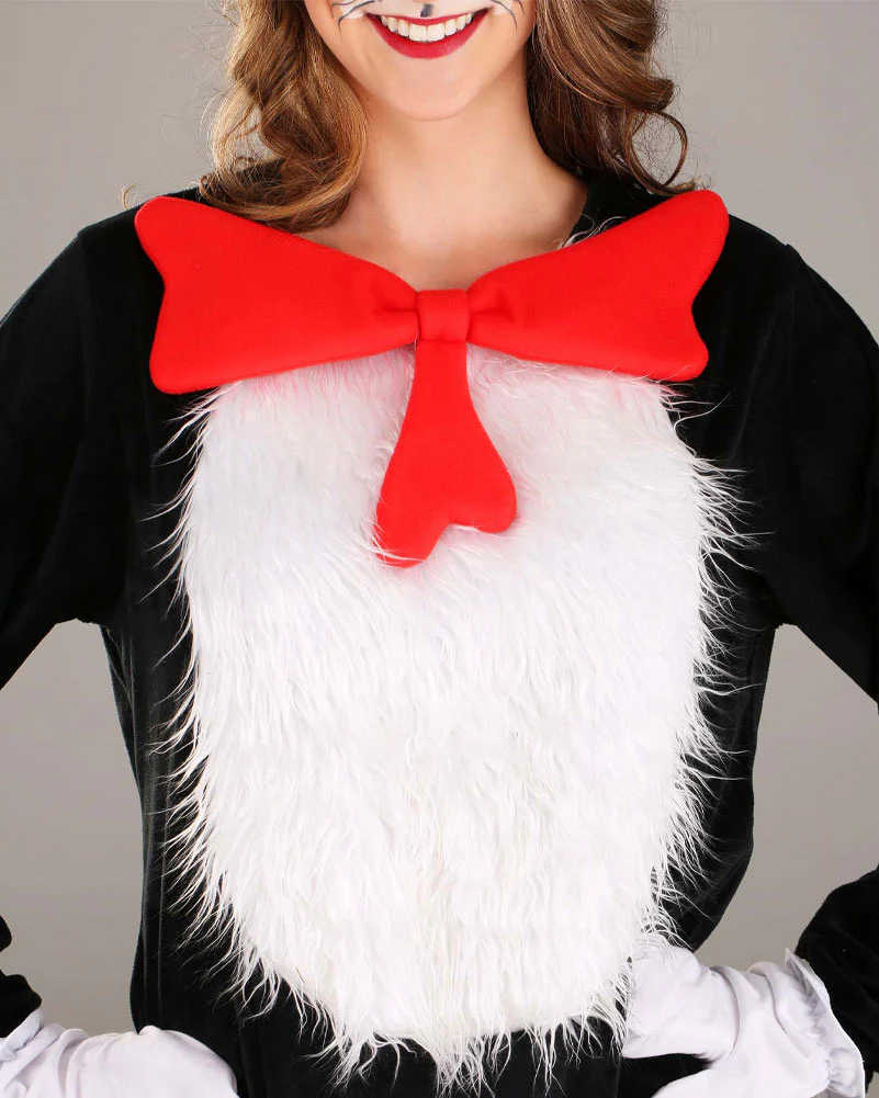 Dr Seuss The Cat in the Hat Deluxe Adult Plus Size Book Week Costume - Image 12