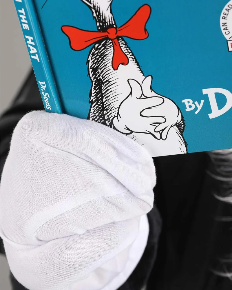 Dr Seuss The Cat in the Hat Deluxe Adult Plus Size Book Week Costume - Image 8