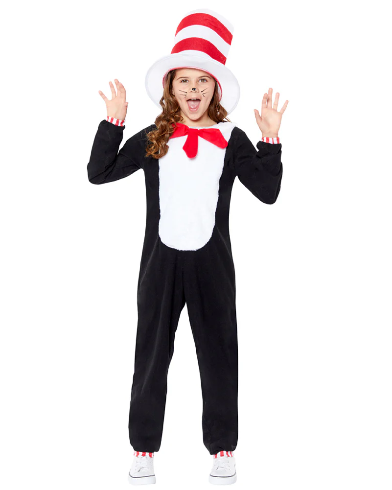 Dr Seuss the Cat in the Hat Kids Book Week Costume - Image 4